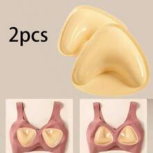 Women's Invisible Breast Stickers, Suitable For Bras, Swimwear, Tube Tops, Daily Use, Hypoallergenic Silicone Breast Stickers, Self-Adhesive Silicone Patches, Reusable, Sports Close-Fitting Pads - 彩色 - 查看 3