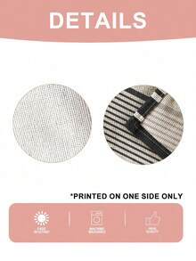 1pc Retro Minimalist Style, Traditional Pattern, Striped Geometric Table Runner, Rectangular Single-Sided Printed Table Decor Flag, Suitable For Daily Restaurant Kitchen Dining Table, Shoe Cabinet, Storage Cabinet Covers, Indoor & Outdoor Parties, Gift For Family