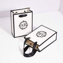 10pcs/20pcs Small Size 12x5.7x16cm Custom Kraft Paper Gift Bags, Mini Paper Bags, Packaging Bags Suitable For Gifts, Souvenirs, Fragrance Packaging, Party, Wedding, Holiday, Small Business