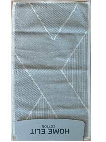 100% Cotton Bathroom Rug Set | Size  60x100 Cm | Soft & Non-Slip Backing MADE IN TURKEY - White - View 2