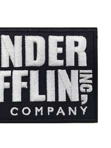 1PC NBC The Office Dunder Mifflin Paper Company Box Logo Embroidered Iron On Patch - Multicolor - View 5