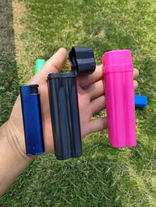 1PC Portable Cigarette Case, Cigarette Case With Lighter Storage, New Integrated Lighter And Cigarette Storage Box, Waterproof And Portable Design, Smoker Accessories, Perfect Gift For Friends, Travel, Back To School Supplies