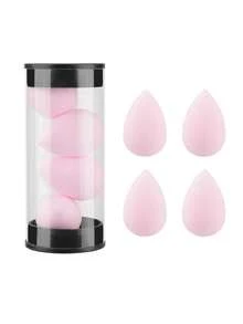 4pcs Super Soft Makeup Sponges, Multi-Color Options, Dry & Wet Use, Fine Texture, Non-Absorbing, Mini Water Drop Makeup Blenders - Multicolor - View 19