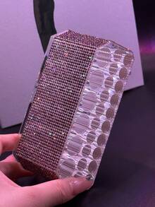 1pc Rhinestone 26-Hole Acrylic Transparent Nail Art Organizer Holder - Multicolor - View 11