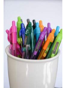 Zebra Pen Z-Grip Retractable Ballpoint Pen, Medium Point, 1.0mm, Assorted Colors - 5 Pieces - Đen B - Xem 4