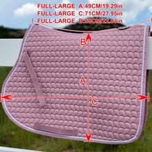 TGW RIDING 马鞍垫 英式马鞍垫 多功能马鞍垫 马具 马术马术马术跳马垫 绗缝马鞍垫