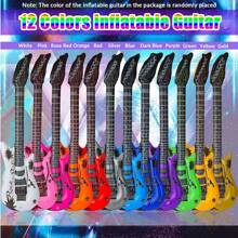 12/10/9/8/7/6/5/4/3/2/1 pièce Guitare gonflable, accessoire de guitare rock, décoration de fête rock, guitare gonflable pour adulte, accessoire de guitare pour fête de piscine, accessoire de photomaton pour mariage, décoration de fête d'anniversaire, décoration de maison, fournitures de fête, cadeau de guitare, cadeau d'anniversaire, décoration de festival, rock vintage