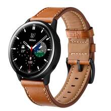 Huastonband 適用於 Galaxy Watch7 40mm 44mm、Watch5 40mm 44mm、Watch6 40mm 44mm、Watch4 Classic 46mm 40mm 44mm、Watch7 Ultra 47mm、Watch Active 2，20mm 快拆式安裝錶帶 - 棕色 - 查看 3