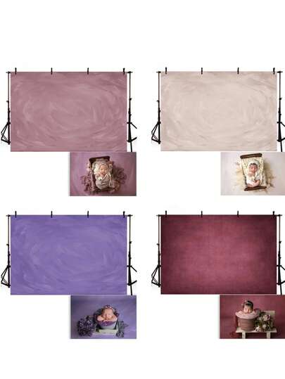 婴儿乙烯基地板抽象纹理照片背景，新生儿摄影背景复古肖像照片背景婴儿拍照工作室道具儿童生日派对礼物