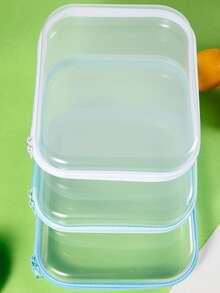 3个透明PVC化妆包，文具袋，防水，适合存放化妆品、礼品包装、旅行必备、收藏品 - 彩色 - 查看 13