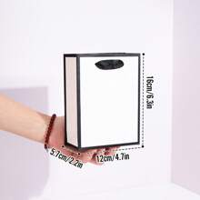 10pcs/20pcs Small Size 12x5.7x16cm Custom Kraft Paper Gift Bags, Mini Paper Bags, Packaging Bags Suitable For Gifts, Souvenirs, Fragrance Packaging, Party, Wedding, Holiday, Small Business