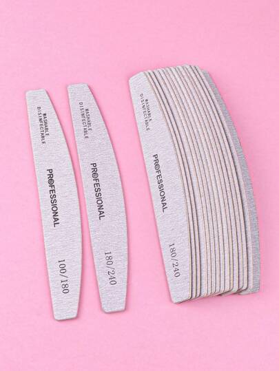 3 Stücke/5 Stücke/10 Stücke/25 Stücke/50 Stücke graue dünne Holz-Nagelfeilen - 100/180/240 Körnung Nagelfeilen beidseitig, waschbare Nagelfeilen, wiederverwendbare Nagelpolierer, Maniküre-Werkzeuge für natürliche Nägel, Acrylnägel, Zuhause und Salon, Nagelbedarf, Nagelwerkzeuge, Nagelkunst Werkzeuge, Rückkehr zur Schule, Nägel, Nagelwerkzeuge für Aufklebe-Nägel