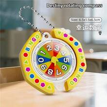 1pc Stress Relief Spinner Wheel Toy For Teenagers, Creative Decision Making Rotation Gadget Decorative Pendant Gift Toy, Suitable For Various Festivals, Ideal For People With Indecision - Multicolor - View 9