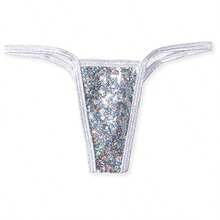 Women's New Years Thong - 銀色 - 查看 2