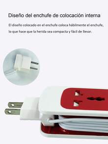 Cargador portátil, cable de extensión multifunción para cargar, carga de enchufe cómoda y portátil - Tipo de Enchufe A USA (110-127V) - Ver 3