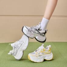 Women Chunky Shoes - 銀色 - 查看 4