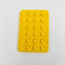 48pcs Double-Sided Silicone Suction Cup Phone Stand, Minimalist Suction Cup Sticker Non-Slip Phone Case Portable Detachable Phone Holder, Square Anti-Drop Phone Suction Cup Stand, Halloween Gift