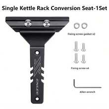 1Set ENLEE Double/Single Bike Water Bottle Holder Extension Seat Durable Carbon Steel Water Bottle Cage Extension Bracket With Switchable Design Lightweight Seat Water Bottle Holder Conversion Seat For Road And Mountain Bicycle, Easy Installation, Essential For Long-Distance Riding - Multicolor - View 9