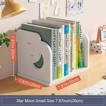 1 pieza Estantería de almacenamiento de escritorio, organizador de documentos de oficina, libros de dormitorio pequeño y sencillo, organizador de libros de texto de escritorio, estantería de almacenamiento de documentos, regalo de regreso a clases