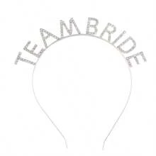 1/12PCS TeamBride Headband, Rhinestone Bride Headband, Bachelorette Party Decoration Rhinestone Bridesmaid Headbands For Bridal Shower, Bachelorette Party, Wedding