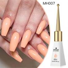 Mtssii 10ml 8PCS/Set Nude Nail Gel Polish Set Spring Summer Hot DIY Nail Art Design All For Decoration Nail Supplies Soak Off UV Gel Long Lasting Manicure Painting Gel Varnish Kits For Women Gifts - Multicolor - View 9