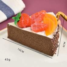 1 pieza de Pastel de fruta triangular realista estilo europeo hecho a mano, artículo decorativo, imán de nevera para decoración de fiestas (No se puede garantizar que sea 100% idéntico) - Multicolor - Ver 13