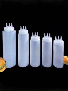 1 Chiếc, Chai Bóp, Chai Đựng Nước Sốt, Chai Đựng Gia Vị Để Bóp, Chai Bóp Gia Vị 3 Lỗ, Salad, Nướng, Nướng Bánh, Cắm Trại, Phụ Kiện Nhà Bếp Nước Sốt Salad Chai Đựng Gia Vị Sốt Cà Chua - Nhiều màu - Xem 4