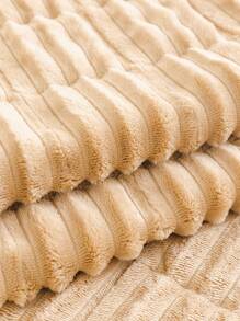 1 Pc Corduroy Plush Chair Cushion Seat Pad, Wooden Style, One-Piece Sofa Cushion, Anti-Skid, Pet Friendly