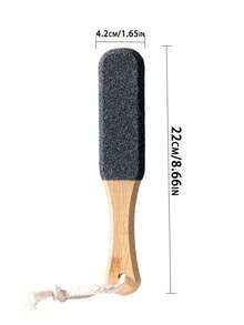 1pc Professional Pedicure Rasp Tool, Foot Cleaner Pedicure, Foot File Pumice Stone, For Dead Skin Crack Heels, Beech Wood Foot File Rasp, Callus Remover, Foot Scrubber, Pedicure Tool, Professional Pedicure Supplies, Removes Dead Skin & Calluses, Foot Care Foot, Rasp Massage, For Men And Women.