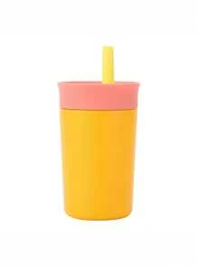 1pc Custom Back To School Water Bottle, Custom Coffee Cup, Reusable Stainless Steel Water Bottle, Customizable Name And Personalized Text, With Flexible Straw, 12 Oz, Must-Have For Back To School Season, Great For Travel And Picnics,