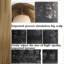 100cm Long Straight Synthetic Lolita Wig For Halloween Party Cosplay, Available In Gold, Blue, Red, Pink, Green, Purple, Suitable For Women Halloween Party - Multicolor - View 9