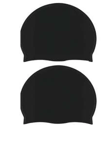 1 Pack Silicone Swim Cap Waterproof Non-Slip Comfortable Swim Cap High Elastic Swim Cap Unisex Swimming Equipment, Beach Essentials, Beach Accessories, Pool Float - Multicolor - View 29