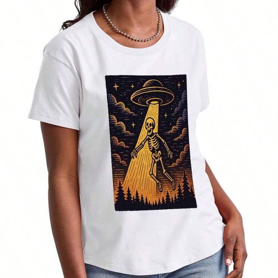 Women T-Shirts - 白7 - 查看 1