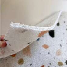 حصيرة الحمام غير الانزلاقية، حصيرة حمام ناعمة مريحة مع فتحات تصريف، حصيرة حمام من مادة البي في سي بتصميم لوفة للتدليك للاستخدام في الحمام والأماكن الرطبة، سريعة التجفيف