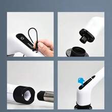 Electric Spin Scrubber, Cordless Motorized Cleaning Brush And Seven Interchangeable Brush Heads, Handheld Power Shower Scrubber Cordless, Suitable For Wall, Floor, Tile, Bathtub, Kitchen, Bathroom