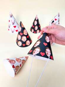 Custom Adult Party Hats,Birthday Party Hats,Bachelorette Party Hats,Personalized Party Cap,20th 30th 40th 50th 60th 70th Birthday Decor,21st Birthday Party Hat | Hats For Parties | Birthday Party Hat,Personalized Photo Face Party Hats, Birthday Party Decorations, Paper Party Supplies Custom Photos Caps For Men Women,Christmas Gift Supplies