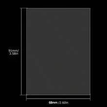 100 piezas de funda transparente para cartas de juego, protector claro para tarjetas de colección de , funda para juegos de mesa, carpeta de intercambio de tarjetas de identificación, estuche de fotos - Multicolor - Ver 6