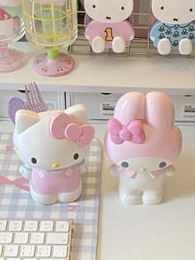 Sanrio 1 pieza Soporte para bolígrafos de Hello Kitty, organizador de escritorio para brochas de maquillaje Melody, regalo, estuche de lápices, bolsa de lápices