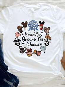 Snacks Around The World Women's T-Shirts - Casual, Breathable, Relaxed Style