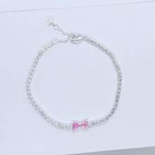 1 Pulsera de mujer con diamantes de imitación a la moda, adecuada para el uso diario, el regalo perfecto para el Día de San Valentín de la persona talla grande importante de su vida - Serie completa de pulseras de diamantes. - Ver 16