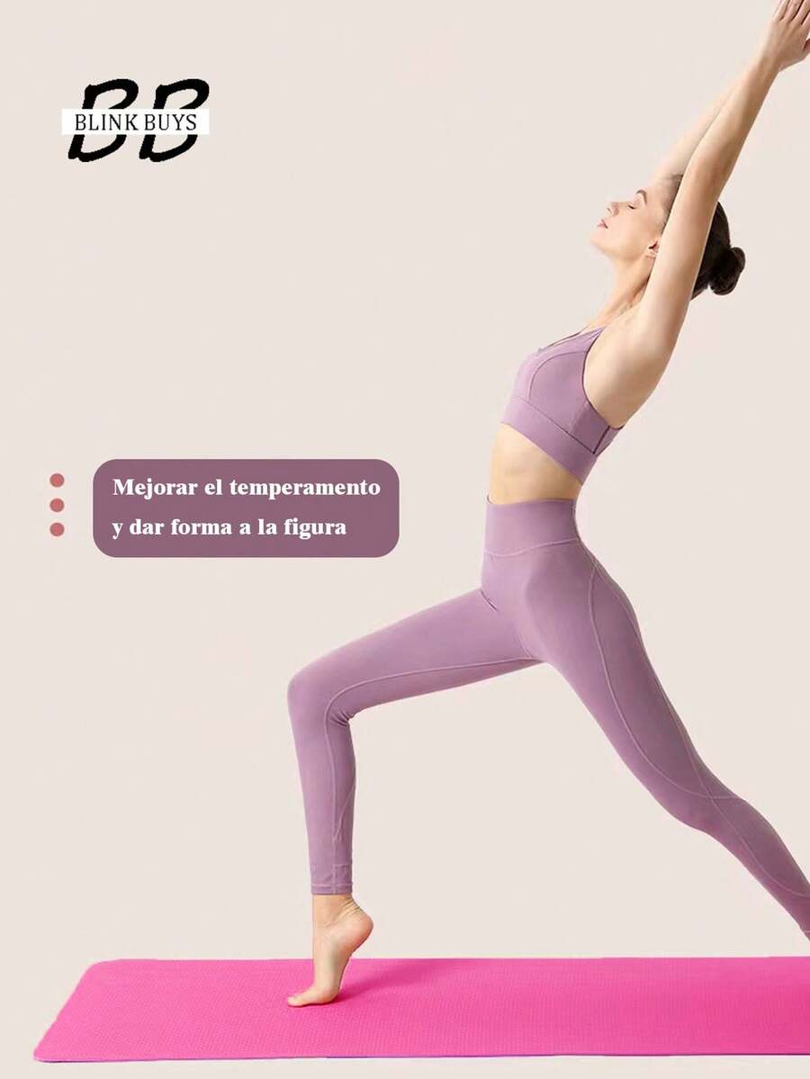 Colchoneta de yoga EVA engrosada de 173 * 61 * 0,8 cm, colchoneta de yoga específica para mujeres, esterilla antideslizante para ejercicio, fitness, saltar la cuerda, aislamiento acústico y amortiguación de golpes, esterilla para uso en el hogar, colchoneta para práctica de danza. 9El color es solo para referencia, el color enviado después de la compra será aleatorio. Por favor, tenga en cuenta esto antes de comprar.) - Rojo - Ver 1