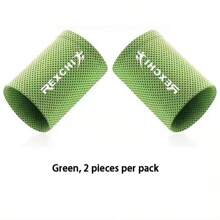 2 piezas Muñequeras deportivas / Toallas de muñeca absorbentes / Muñequeras delgadas de estilo de moda para mujer absorbentes de sudor / Toallitas absorbentes de sudor para pulsera de verano / Esenciales para maratón. Hechas de material de fibra de poliéster. Adecuadas para deportes en interiores y exteriores como ciclismo, correr, jugar a la pelota y entrenamientos en el gimnasio.