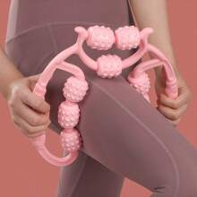 9-Roller Massager Ring, Muscle Deep Relaxation Roller Wheel For Leg Slimming, Yoga, Calf Massage