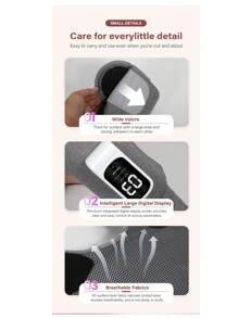 Masajeador de presión de aire para pantorrilla, dispositivo de masaje con calefacción, masajeador de rodilla con calefacción, diseñado para relajación muscular y circulación, adecuado para hombres, mujeres y personas mayores, blanco, negro