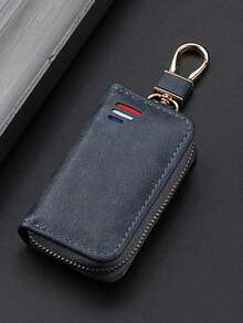 1pc Men's Lightweight Compact Key Pouch, Fashion Key Holder, Gift For Men On Holidays, Birthdays, Anniversaries