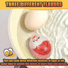 1 个鸡蛋计时器，树脂煮鸡蛋变色煮鸡蛋计时器，创意厨房工具 - 彩色 - 查看 8