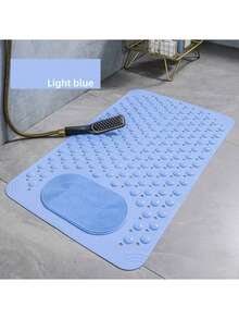 优质防滑淋浴和浴缸垫 - 厚橡胶浴垫，带排水孔和强力吸盘，防滑浴室地垫，适用于干湿表面，速干设计，带按摩纹理 - 非常适合水疗中心、健身房更衣室和豪华浴室（乔迁/情人节礼物）