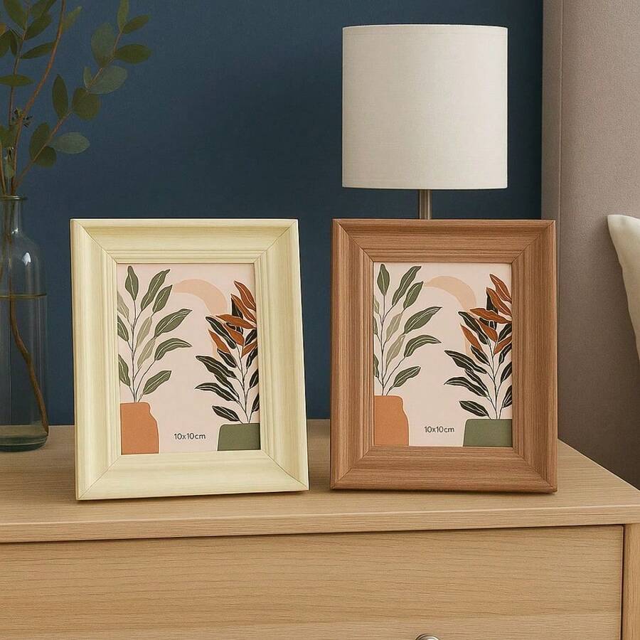 Minimalist Wooden Photo Frame With Two Horizontal Or Vertical Usage Modes