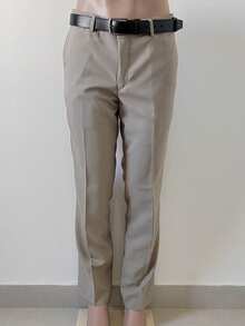 Men's Dress Pants - 米色 - 查看 1