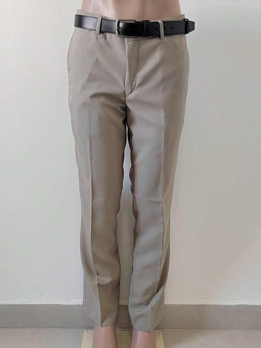 Men's Dress Pants - 米色 - 查看 1